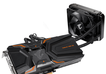 Видеокарта Gigabyte Aorus GeForce GTX 1080 Ti Waterforce Xtreme Edition 11G получила такое длинное название отчасти благодаря системе охлаждения