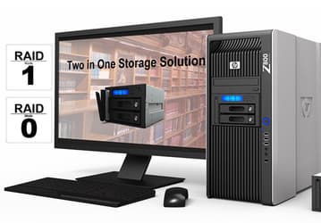 Модуль Raidon InTANK iR2623-S3 включает массив RAID из двух накопителей типоразмера 3,5 дюйма и один накопитель типоразмера 2,5 дюйма