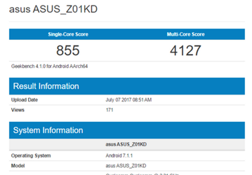 Смартфон Asus ZenFone 4 будет доступен в двух версиях, основанных на самых современных платформах семейства Snapdragon 600