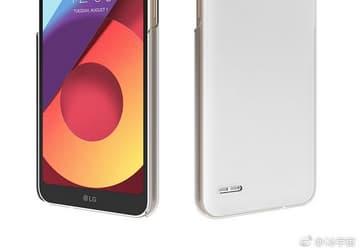 Изображение смартфона LG Q6 демонстрирует отсутствие сканера отпечатков пальцев