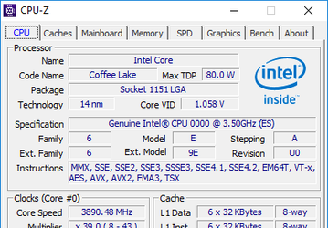 Появились некоторые сведения о шестиядерном процессоре Intel Coffee Lake