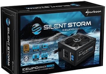 Серия блоков питания Sharkoon SilentStorm Icewind включает модели мощностью 550, 650 и 750 Вт