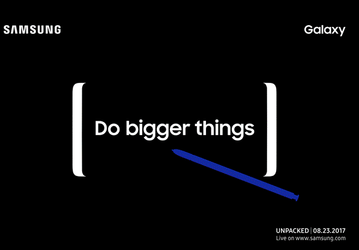 Мероприятие Galaxy Unpacked, посвященное анонсу Samsung Galaxy Note 8, запланировано на 23 августа