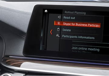 Автомобили BMW получат поддержку Skype for Business 