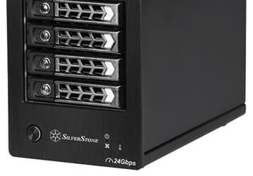 Внешнее хранилище SilverStone TS421S оснащено интерфейсом Mini-SAS SFF-8088