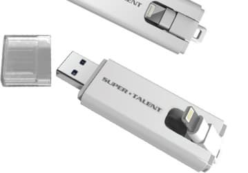 Флэш-накопитель Super Talent TwoDrive оснащен интерфейсами Lightning и USB 3.0