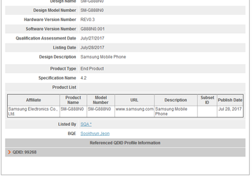 Смартфон Samsung Galaxy X со складным экраном прошел сертификацию Bluetooth SIG