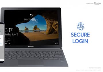 Обновление Samsung Flow позволяет разблокировать ПК с Windows 10, используя дактилоскопический датчик мобильного устройства