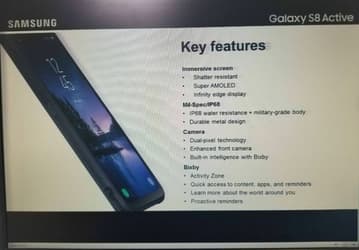 Стали известны спецификации смартфона Samsung Galaxy S8 Active