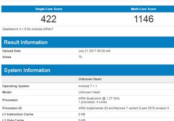 Смартфон Nokia 2 замечен в базе данных Geekbench 