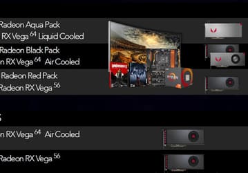 Цены 3D-карт AMD Radeon RX Vega 64 Liquid Cooled Edition, RX Vega 64 и RX Vega 56