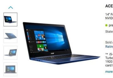Ноутбук Acer Swift 3 одним из первых получил процессор Intel Core поколения Coffee Lake