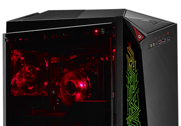Игровой ПК MSI Infinite A стилизован под электронные компоненты с подсветкой