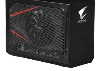 Док-станция Gigabyte Aorus GTX 1070 Gaming Box получилась компактнее большинства конкурентов и оснащена портом USB с поддержкой QC 3.0