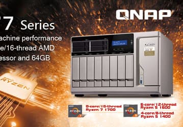 QNAP TS-x77 — первые в мире NAS на процессорах AMD Ryzen