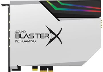 Звуковая карта Creative Sound BlasterX AE-5 оснащена контроллером подсветки