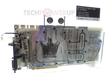 3D-карта Galax GTX 1080 Ti HOF OC Lab Edition оснащена водоблоком