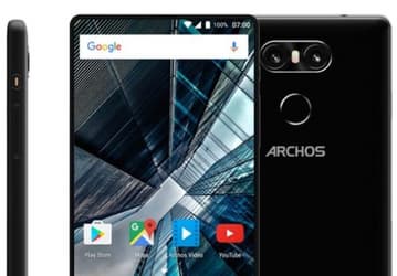 Archos представила доступный безрамочный смартфон: Sense 55s