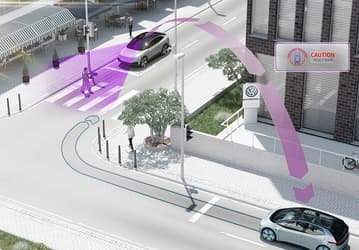 Чтобы повысить безопасность дорожного движения, Volkswagen начнет оснащать автомобили средствами межмашинного взаимодействия pWLAN 