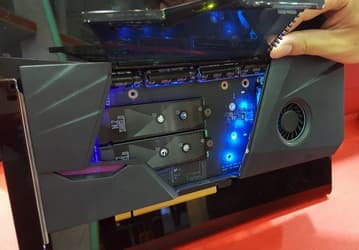 MSI показала адаптер PCIe для установки двух SSD формата M.2 в массив RAID 0