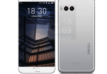 Изображение смартфона Meizu Pro 7 подтверждает наличие экрана на тыльной стороне 