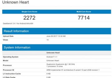 Geekbench подтверждает существование версий смартфона Nokia 9 с 4, 6 и 8 ГБ ОЗУ