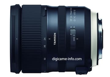 Появились изображения и спецификации объектива Tamron SP 24-70mm f/2.8 Di VC USD G2, названа цена