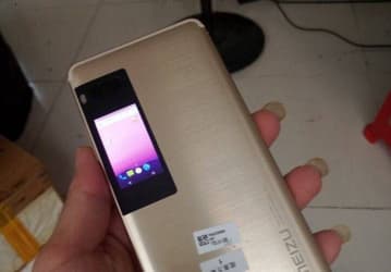 Новые фотографии смартфона Meizu Pro 7 демонстрируют цветной дополнительный дисплей