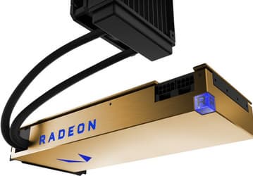 TDP графической карты Radeon Vega Frontier Edition с жидкостным охладителем составляет без малого 400 Вт