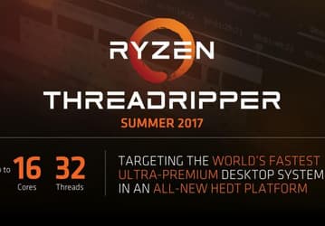 Процессоры AMD Ryzen Threadripper появятся в продаже несколько позже, чем ожидалось