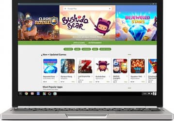 Еще 16 хромбуков получили поддержку Google Play 
