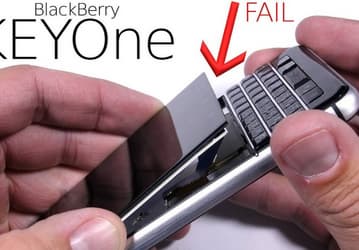 Испытания показали, что смартфон BlackBerry Keyone лучше не сгибать