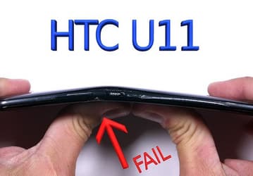 Новый флагман HTC снова нельзя назвать прочным устройством