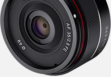 Представлен полнокадровый объектив с автофокусом Samyang AF 35mm F2.8 FE