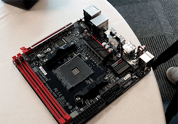 Gigabyte показала системную плату GA-AB350N Gaming WiFi типоразмера Mini-ITX с процессорным гнездом AM4