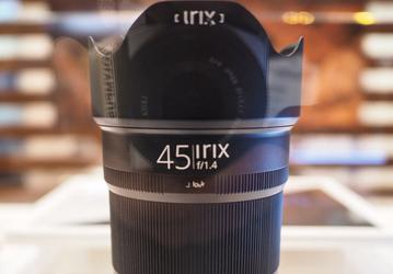 Опубликовано изображение прототипа объектива Irix 45mm f/1.4