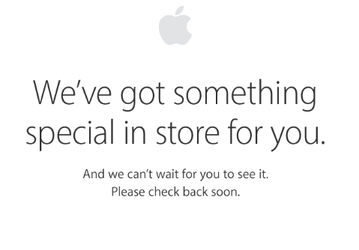 Онлайн-магазин Apple Store дразнит сообщением о появлении через несколько часов нового продукта