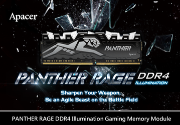 Модули памяти Apacer Panther Rage DDR4 нарастили частоту до 3 ГГц