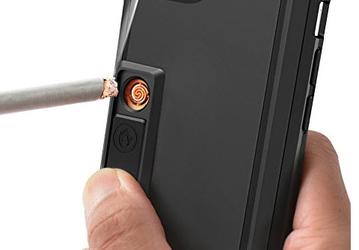 Чехол ZVE для смартфона iPhone 7 включает прикуриватель для сигарет и открывалку 