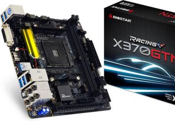 Плата Biostar Racing X370-GTN типоразмера mini-ITX рассчитана на процессоры AMD в исполнении AM4