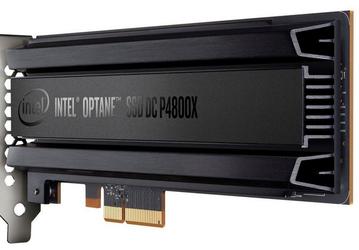 Первый в мире накопитель с памятью 3D XPoint — Intel Optane SSD DC P4800X — демонстрирует производительность в 550 000 IOPS 