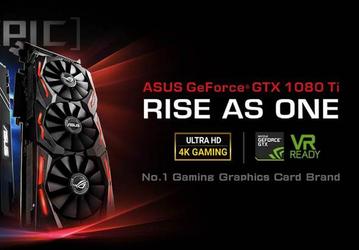 Asus представила две нереференсные видеокарты GeForce GTX 1080 Ti, но не раскрыла их характеристик