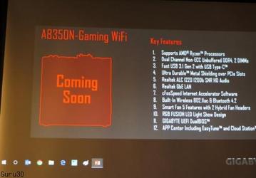 Готовится к выпуску Gigabyte AB350N-Gaming WiFi — материнская плата типоразмера Mini-ITX для процессоров AMD Ryzen
