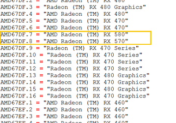 Упоминание 3D-карт AMD Radeon RX 500 замечено в драйвере Crimson 17.3.2