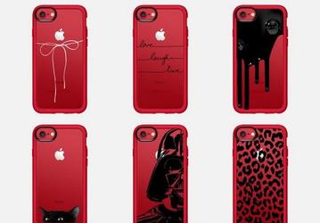 Casetify выпустила серию чехлов для красного смартфона iPhone 7