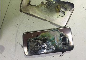 В Китае взорвался еще один смартфон Samsung Galaxy S7