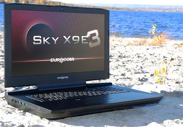 Ноутбук Eurocom X9E3 содержит сменные настольные CPU и GPU