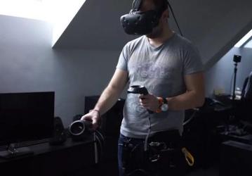 Quark VR показала прототип беспроводной гарнитуры виртуальной реальности HTC Vive