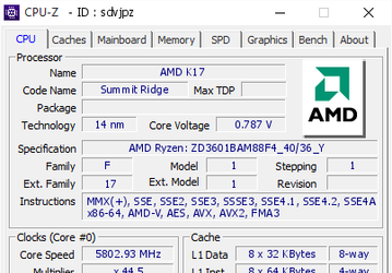 AMD Ryzen 7 1800X разогнали до рекордной частоты 5,8 ГГц