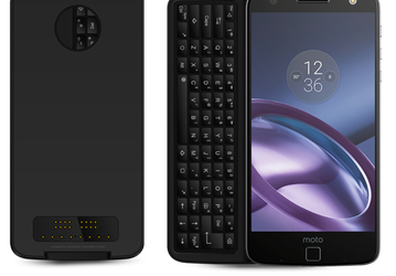 Модуль Physical Keyboard Mod превратит смартфон Moto Z в «боковой слайдер»